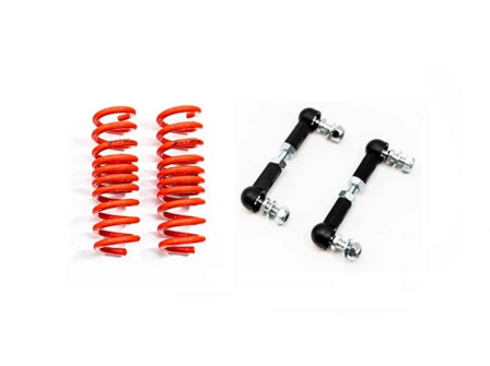 Cobra Suspension verlagingsveren | G31 520e, 530e (luchtvering achter / incl. verstelbare verlagingsstangen) - 25/- mm