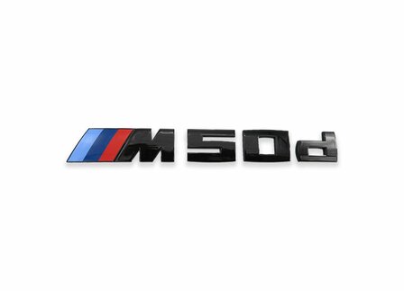 Opschrift zwart M50d - X5