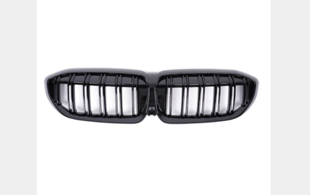 Grille dubbelspijls hoogglans zwart - 3 Serie G20 G21