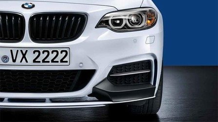 BMW M Performance mat zwart opzetstuk F22