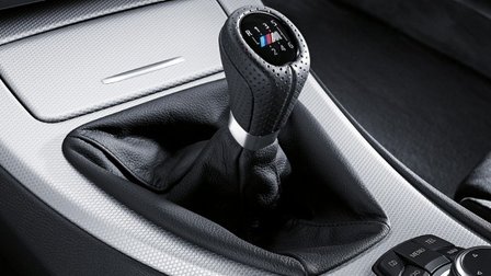 BMW Leder M sportschakelknop E9x