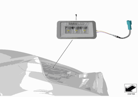 BMW LED-kofferruimteverlichting