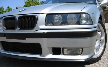 Voorbumper stootlijst met BMW opschrift E36