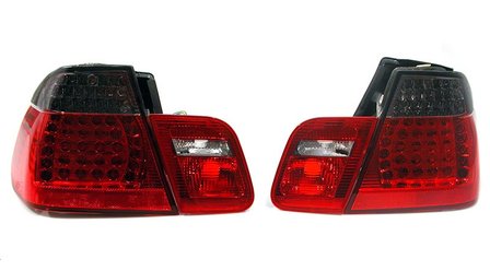 Black Line achterlichten LED facelift upgrade E46 Sedan -2001