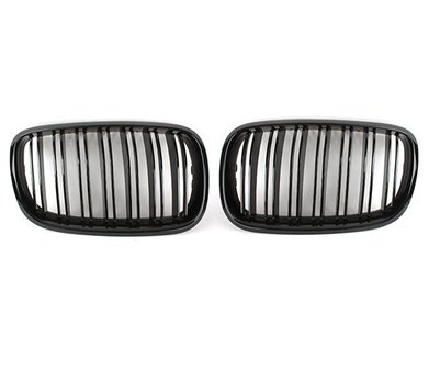 Dubbelspaak grille hoogglans zwart X5 E70 X6 E71/E72