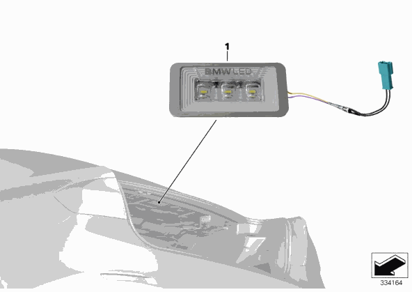 BMW LED-kofferruimteverlichting