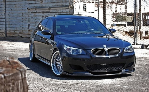 Voorspoiler lip carbon E60 M-voorbumper